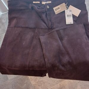 Mango Women's High Rise Jeans - Dark Purple